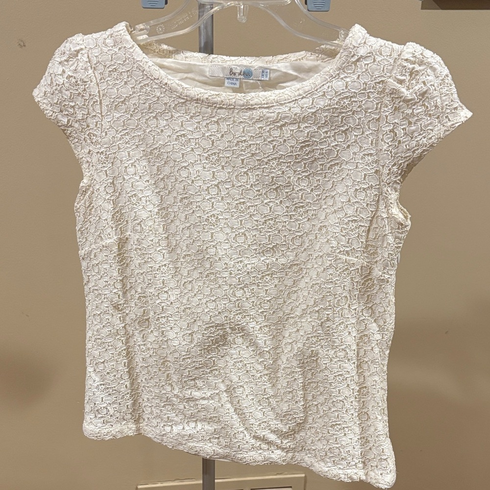 Boden Cream Lace Blouse